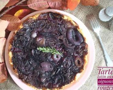 Tarte tatin aux oignons rouges