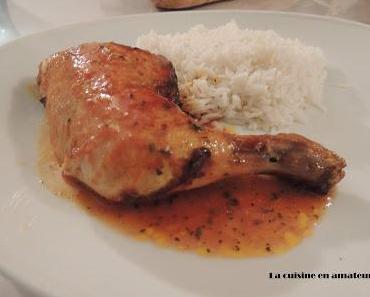 Cuisses de poulet aux épices