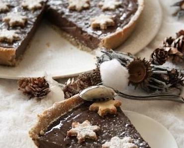 Tarte à la crème au chocolat { sans gluten, sans lait, sans oeufs }