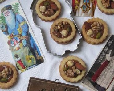 Sablés aux fruits secs & au caramel au beurre salé pour la Saint-Nicolas