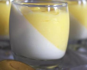 Panna cotta lemon curd