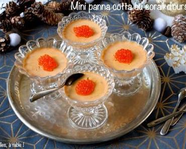 Mini panna cotta au corail d’oursin