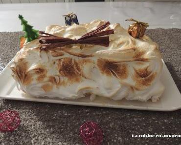 Bûche meringuée