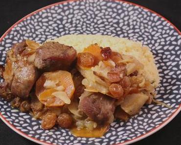 Tajine de "sot l-y laisse", carottes et céleri