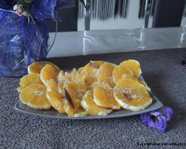 Salade d'oranges à la noix de coco