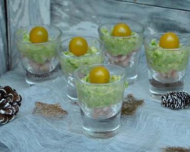 Verrine crevettes – avocat