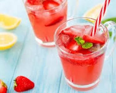 Cocktail sans alcool fraise