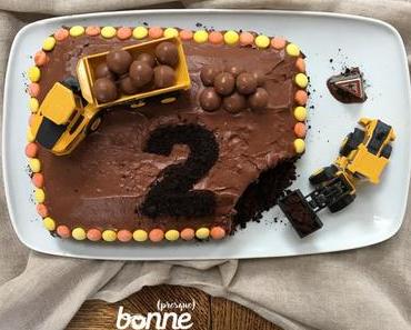 Construction cake au chocolat {gâteau chantier}