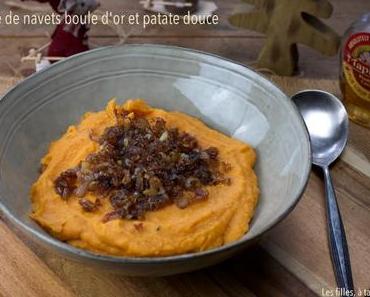 Purée de navets boule d'or et patate douce