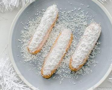 Éclairs à la noix de coco – dessert de Noël