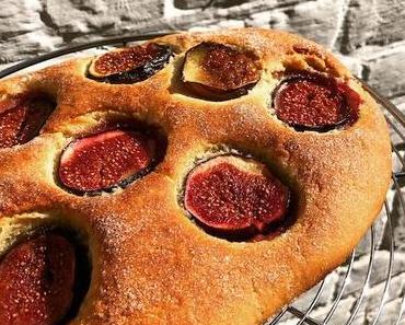 focaccia aux figues ou fougasse aux figues