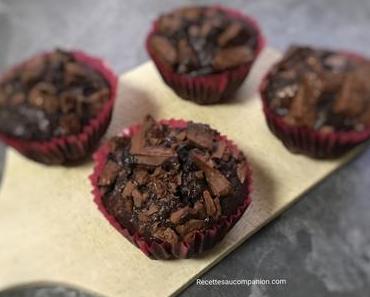 Muffins tout chocolat hyper moelleux rapide et sans robot