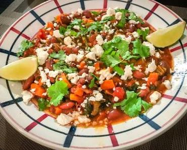Un peu mexicain – Haricots pinto aux légumes