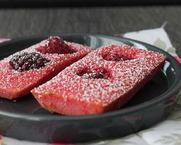 Financiers fruits rouges (pour Octobre Rose)