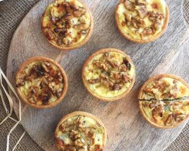 Tartelettes poireaux noix et mughetto