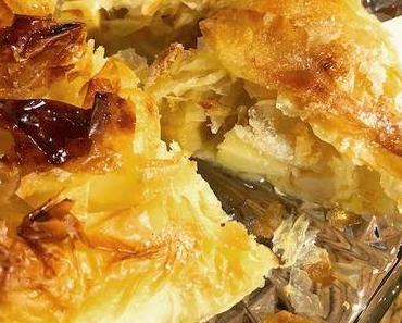 croustade aux pommes en pâte filo