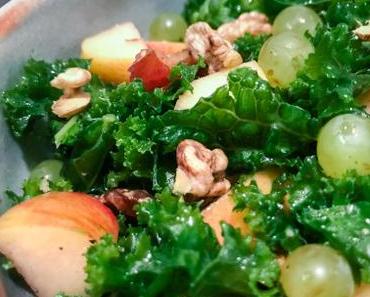 Pas de long discours – Salade automnale de kale aux noix
