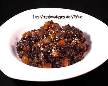 Riz vénéré au butternut (halloween)