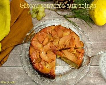 Gâteau renversé aux coings