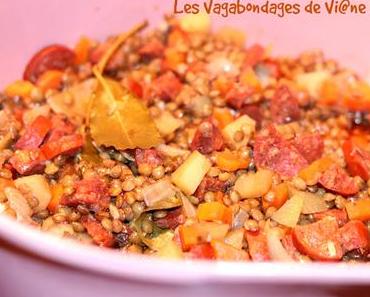 Lentilles au chorizo