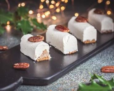 Mini-bûches noix de pécan et tonka – Dessert de Noël