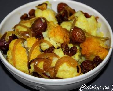 Chou-fleur aux olives – recette multicuiseur