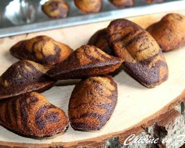 Madeleines marbrées de Cyril Lignac